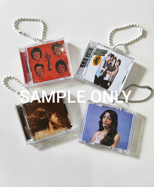 1 PC - CUSTOMIZABLE KEYCHAIN (PROVIDE YOUR IMAGES OR REQUEST WHICH ALBUM)
